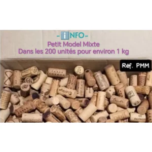 à partir de ~200 (ou sur demande) bouchons Petit Model Mixte.  - 200
